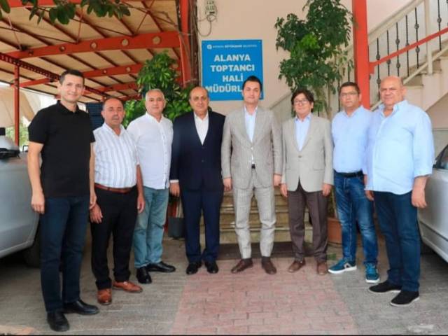 Kaymakam ÖZTÜRK'ten Toptancı haline ziyaret